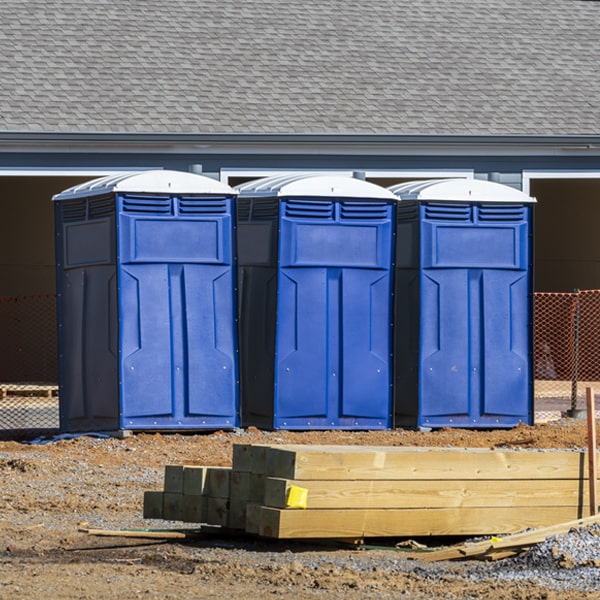 do you offer hand sanitizer dispensers inside the portable toilets in Orangetree